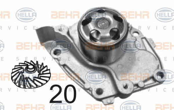 Behr-Hella 8MP 376 810-404 Water pump 8MP376810404: Buy near me in Poland at 2407.PL - Good price!