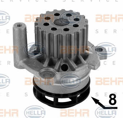 Behr-Hella 8MP 376 810-474 Water pump 8MP376810474: Buy near me in Poland at 2407.PL - Good price!