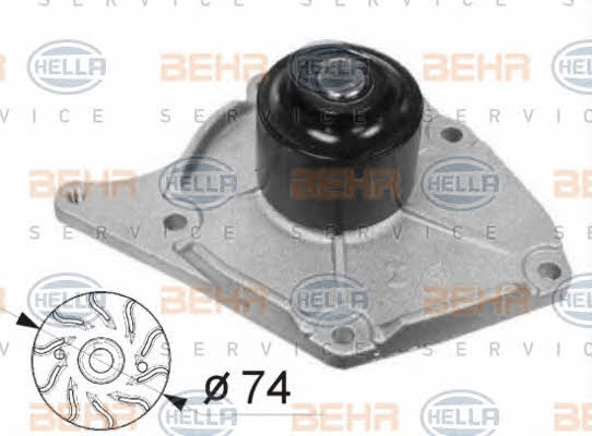 Behr-Hella 8MP 376 800-514 Water pump 8MP376800514: Buy near me in Poland at 2407.PL - Good price!