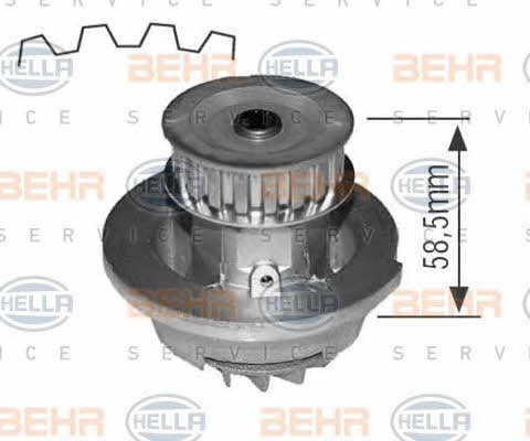 Behr-Hella 8MP 376 803-434 Water pump 8MP376803434: Buy near me in Poland at 2407.PL - Good price!