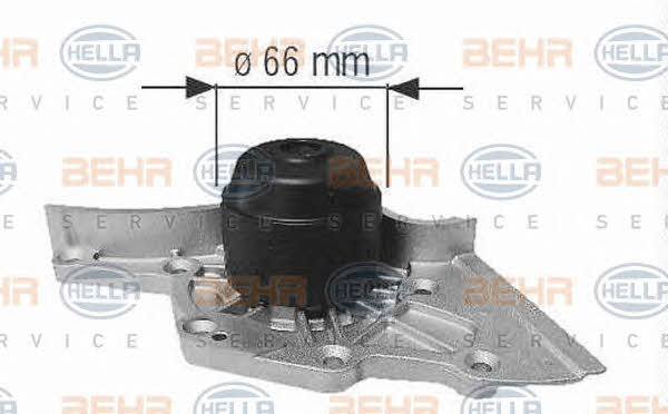 Behr-Hella 8MP 376 802-514 Water pump 8MP376802514: Buy near me in Poland at 2407.PL - Good price!