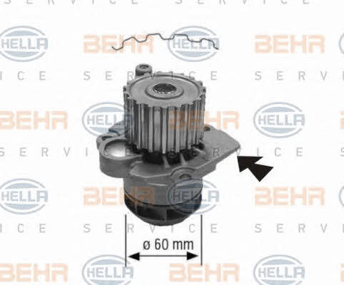 Behr-Hella 8MP 376 801-394 Water pump 8MP376801394: Buy near me at 2407.PL in Poland at an Affordable price!