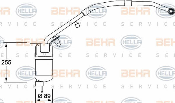 Behr-Hella 8FT 351 198-151 Осушитель кондиционера 8FT351198151: Отличная цена - Купить в Польше на 2407.PL!
