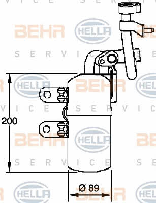 Behr-Hella 8FT 351 335-101 Осушитель кондиционера 8FT351335101: Отличная цена - Купить в Польше на 2407.PL!