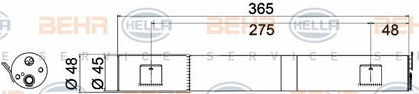 Behr-Hella 8FT 351 335-191 Trockner, klimaanlage 8FT351335191: Kaufen Sie zu einem guten Preis in Polen bei 2407.PL!