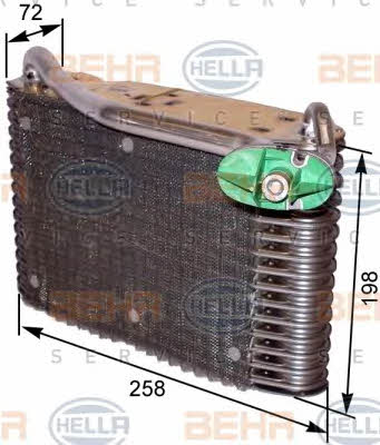 Behr-Hella 8FV 351 330-561 Parownik, klimatyzacja 8FV351330561: Dobra cena w Polsce na 2407.PL - Kup Teraz!