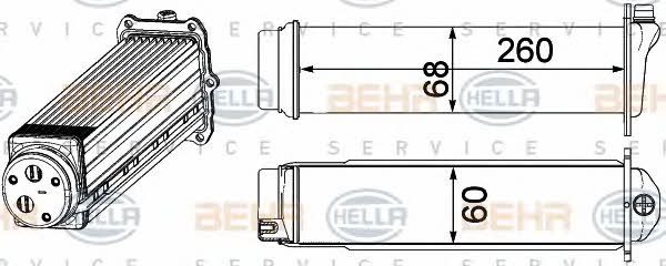 Behr-Hella 8ML 376 924-101 Chłodnica powietrza doładowującego (intercooler) 8ML376924101: Dobra cena w Polsce na 2407.PL - Kup Teraz!