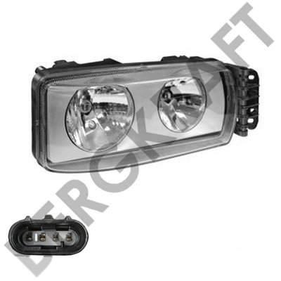 Berg kraft BK6120198 Headlight right BK6120198: Buy near me in Poland at 2407.PL - Good price!