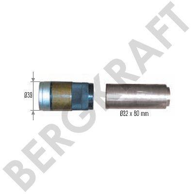 Berg kraft BK1600221AS Ремкомплект тормозного суппорта BK1600221AS: Отличная цена - Купить в Польше на 2407.PL!