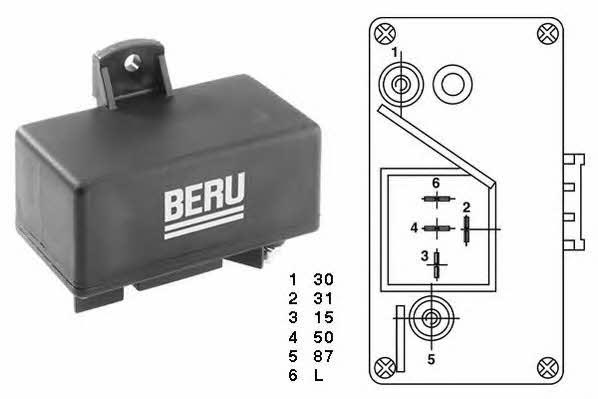 Beru GR066 Glow plug relay GR066: Buy near me in Poland at 2407.PL - Good price!