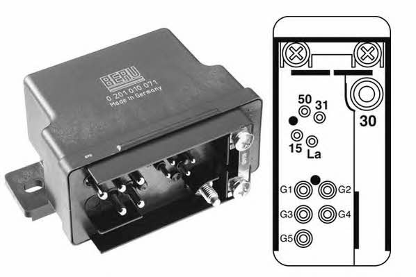 Beru GR071 Glow plug relay GR071: Buy near me in Poland at 2407.PL - Good price!