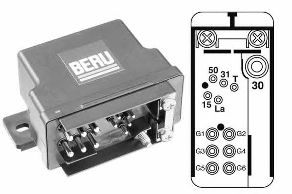 Beru GR076 Glow plug relay GR076: Buy near me in Poland at 2407.PL - Good price!
