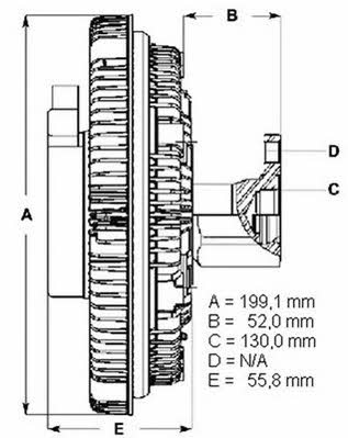 Beru LK100 Viscous coupling assembly LK100: Buy near me in Poland at 2407.PL - Good price!