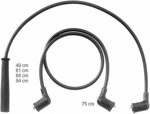  ZEF1001 Ignition cable kit ZEF1001: Buy near me in Poland at 2407.PL - Good price!