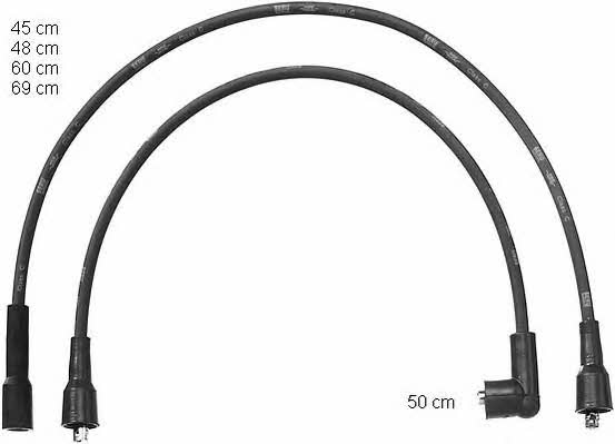  ZEF1022 Ignition cable kit ZEF1022: Buy near me in Poland at 2407.PL - Good price!