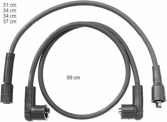  ZEF1042 Ignition cable kit ZEF1042: Buy near me in Poland at 2407.PL - Good price!