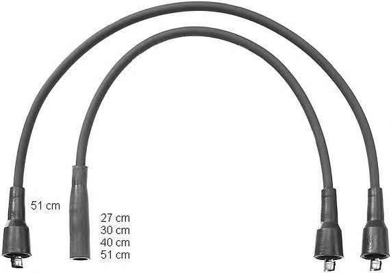  ZEF1048 Ignition cable kit ZEF1048: Buy near me in Poland at 2407.PL - Good price!