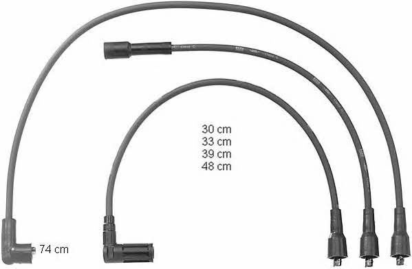 ZEF1053 Ignition cable kit ZEF1053: Buy near me in Poland at 2407.PL - Good price!