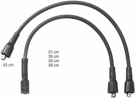 Beru ZEF1057 Ignition cable kit ZEF1057: Buy near me in Poland at 2407.PL - Good price!