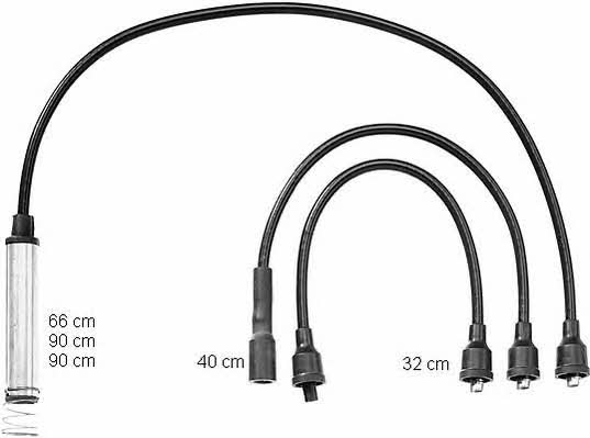  ZEF1092 Ignition cable kit ZEF1092: Buy near me in Poland at 2407.PL - Good price!