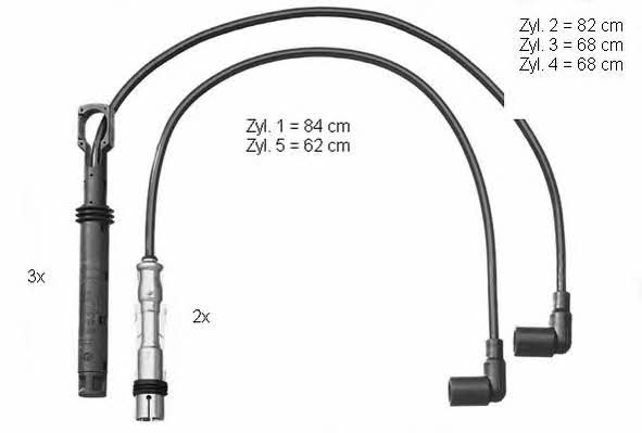 Beru ZEF1230 Ignition cable kit ZEF1230: Buy near me in Poland at 2407.PL - Good price!