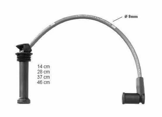 Beru ZEF1539 Ignition cable kit ZEF1539: Buy near me in Poland at 2407.PL - Good price!