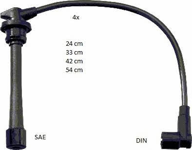Beru ZEF1639 Ignition cable kit ZEF1639: Buy near me in Poland at 2407.PL - Good price!