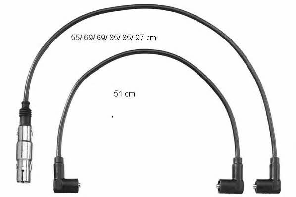 Beru ZEF298 Ignition cable kit ZEF298: Buy near me in Poland at 2407.PL - Good price!