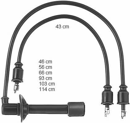 Beru ZEF309 Ignition cable kit ZEF309: Buy near me in Poland at 2407.PL - Good price!