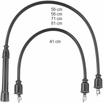 Beru ZEF351 Ignition cable kit ZEF351: Buy near me in Poland at 2407.PL - Good price!
