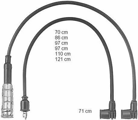 Beru ZEF470 Ignition cable kit ZEF470: Buy near me in Poland at 2407.PL - Good price!