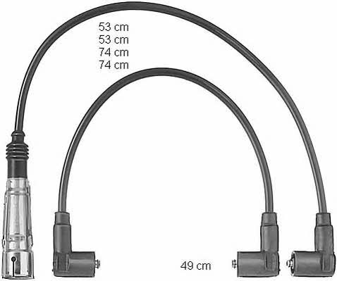  ZEF520 Ignition cable kit ZEF520: Buy near me in Poland at 2407.PL - Good price!