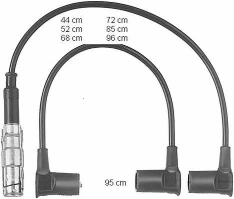 Beru ZEF558 Ignition cable kit ZEF558: Buy near me in Poland at 2407.PL - Good price!