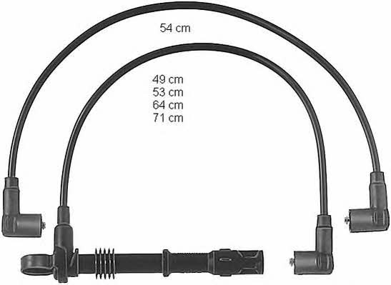  ZEF567 Ignition cable kit ZEF567: Buy near me in Poland at 2407.PL - Good price!