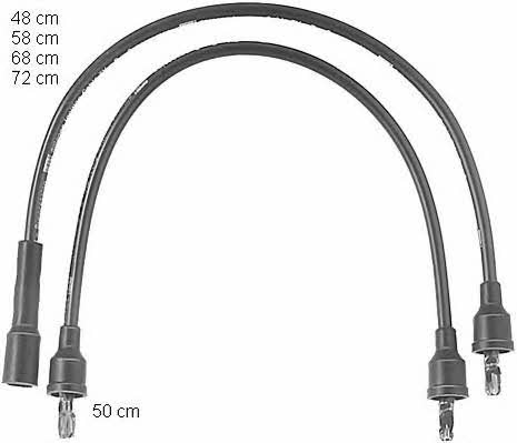  ZEF572 Ignition cable kit ZEF572: Buy near me in Poland at 2407.PL - Good price!