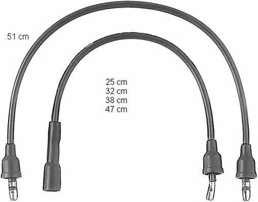  ZEF579 Ignition cable kit ZEF579: Buy near me in Poland at 2407.PL - Good price!