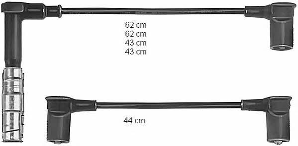 Beru ZEF585 Ignition cable kit ZEF585: Buy near me in Poland at 2407.PL - Good price!