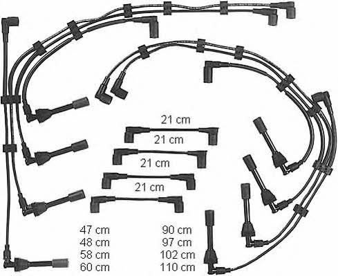 Beru ZEF586 Ignition cable kit ZEF586: Buy near me in Poland at 2407.PL - Good price!