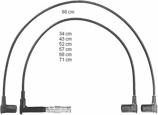 Beru ZEF597 Ignition cable kit ZEF597: Buy near me in Poland at 2407.PL - Good price!