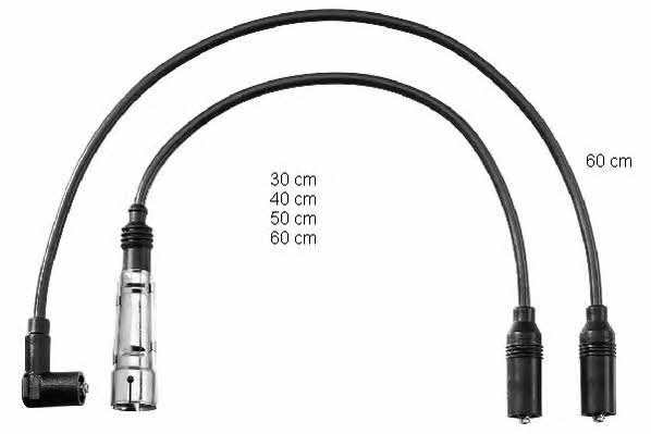Beru ZEF717 Ignition cable kit ZEF717: Buy near me in Poland at 2407.PL - Good price!