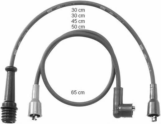  ZEF744 Ignition cable kit ZEF744: Buy near me in Poland at 2407.PL - Good price!