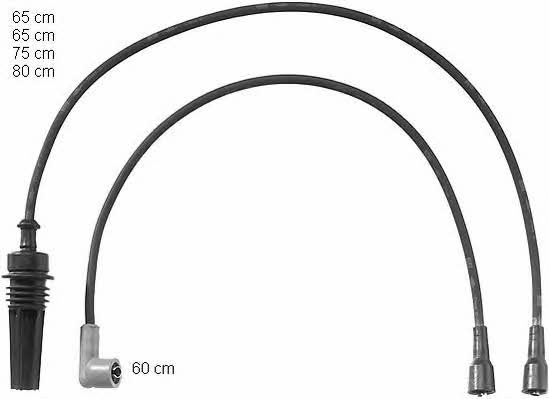  ZEF752 Ignition cable kit ZEF752: Buy near me in Poland at 2407.PL - Good price!