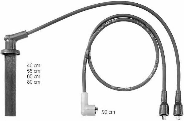  ZEF755 Ignition cable kit ZEF755: Buy near me in Poland at 2407.PL - Good price!