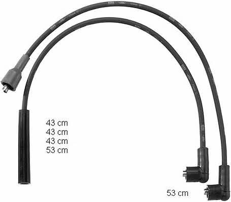  ZEF778 Ignition cable kit ZEF778: Buy near me in Poland at 2407.PL - Good price!