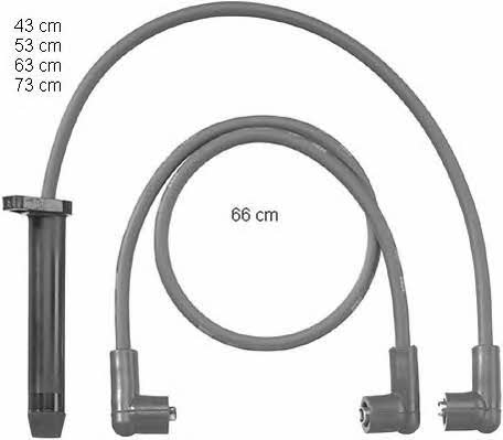  ZEF809 Ignition cable kit ZEF809: Buy near me in Poland at 2407.PL - Good price!