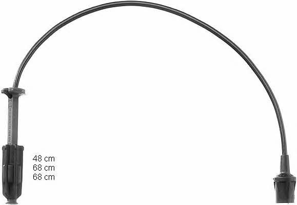 Beru ZEF987 Ignition cable kit ZEF987: Buy near me in Poland at 2407.PL - Good price!