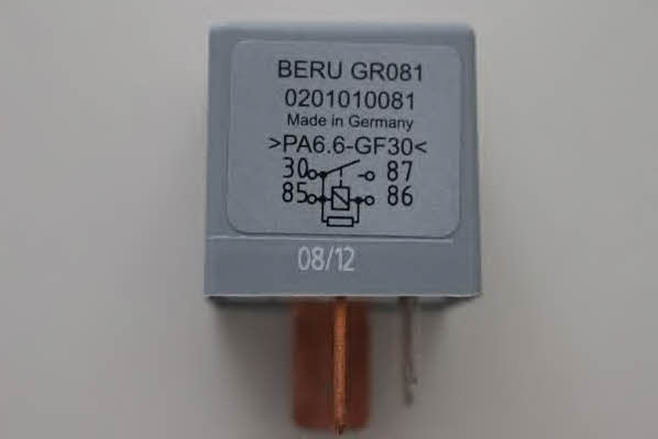 Glow plug relay Beru GR081