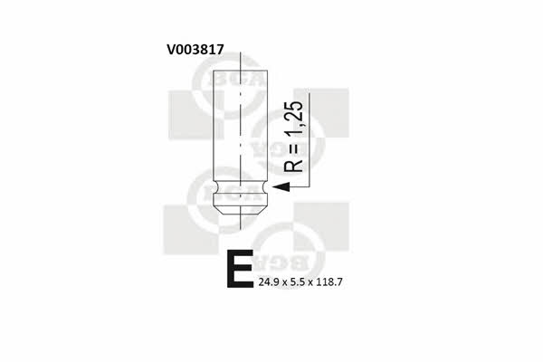 BGA V003817 Auslassventil V003817: Kaufen Sie zu einem guten Preis in Polen bei 2407.PL!