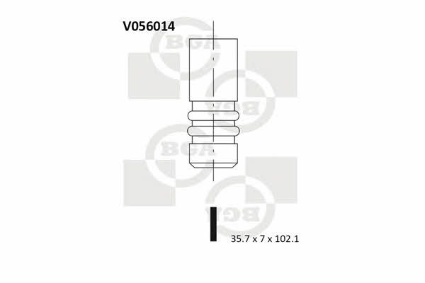 BGA V056014 Intake valve V056014: Buy near me in Poland at 2407.PL - Good price!