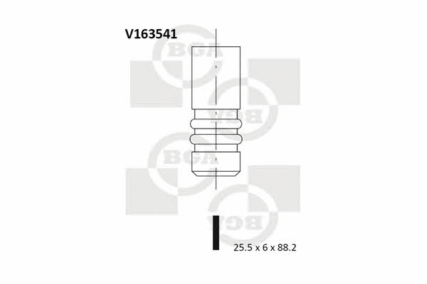 BGA V163541 Exhaust valve V163541: Buy near me in Poland at 2407.PL - Good price!